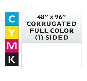 Large Format Signs 48″ x 96″ (Single Sided) 1-Full Color